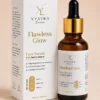 Flawless Glow Face Serum carton showing the ingredients list and directions