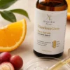 Flawless Glow Face Serum photographed with its key ingredients