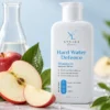 Hard Water Defence Shampoo photographed with its key ingredients