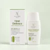 Heat Defence Mineral Hybrid Sunscreen bottle beside its carton