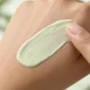 Heat Defence Mineral Hybrid Sunscreen texture swatched on skin