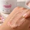 Himalayan Bloom Polishing Face Scrub texture swatched on skin