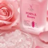 PDRN & Roses Face Serum photographed with its key ingredients