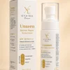 Unseen Barrier Repair Sunscreen carton showing the ingredients list and directions